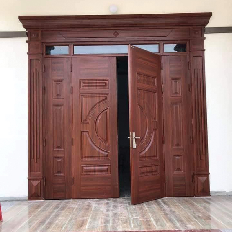 Cửa thép vân gỗ tphcm