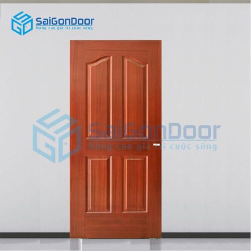 Cửa Gỗ HDF Veneer V1P2A-SAPELE