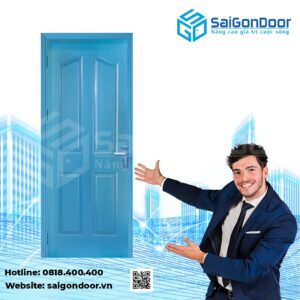 Kiểu dáng cửa tân cổ điển với những panel tạo hình