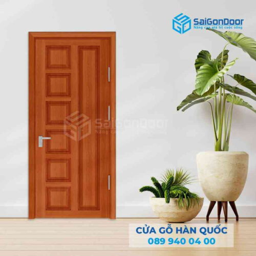Cửa Gỗ Công Nghiệp HDF veneer 6B