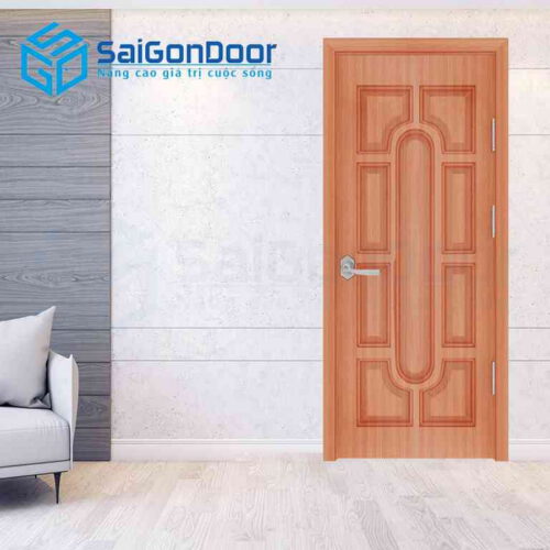 Cửa Gỗ Công Nghiệp SGD 019 sapele 1