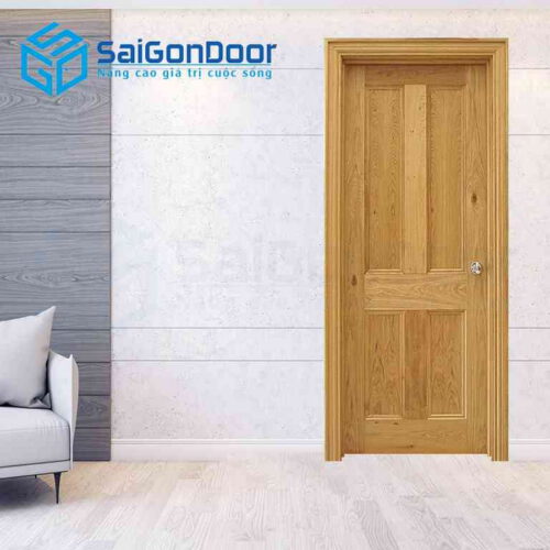 Cửa Gỗ Tự Nhiên 4A soi