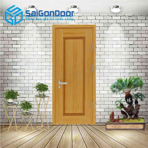 Cửa Nhựa Gỗ Composite 1B soi 2