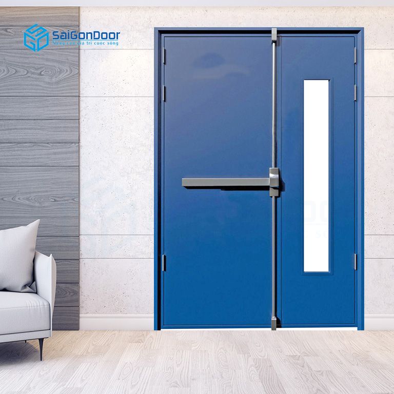 Mẫu cửa thép sơn tĩnh điện SaiGonDoor 2022