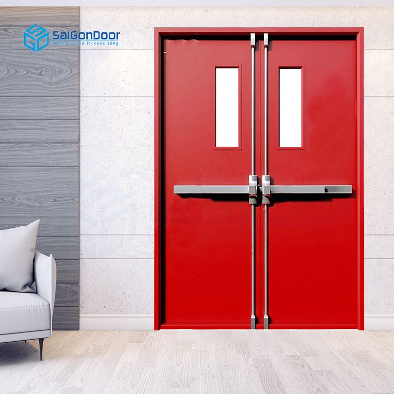 Mẫu cửa thép sơn tĩnh điện SaiGonDoor 2022