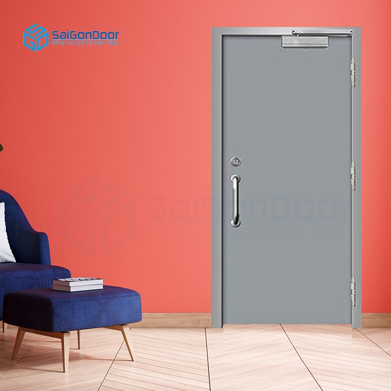 Mẫu cửa thép sơn tĩnh điện SaiGonDoor 2022