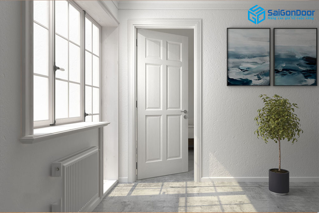 Cửa nhựa nhà vệ sinh tone Châu Âu - SaiGonDoor