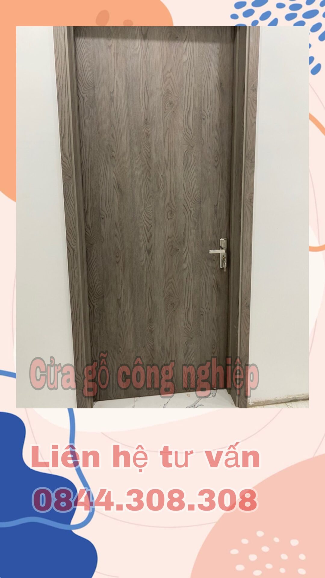 CỬA GỖ CÔNG NGHIỆP MDF LAMINATE