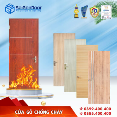 Địa chỉ phân phối và lắp đặt cửa gỗ chống cháy được tin dùng hàng đầu