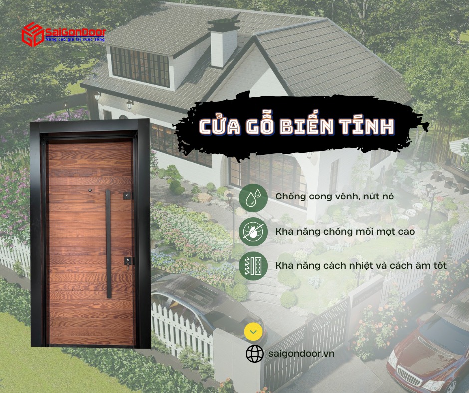 Cửa Gỗ Biến Tính – Giải Pháp Hiện Đại Cho Không Gian Sống Bền Đẹp