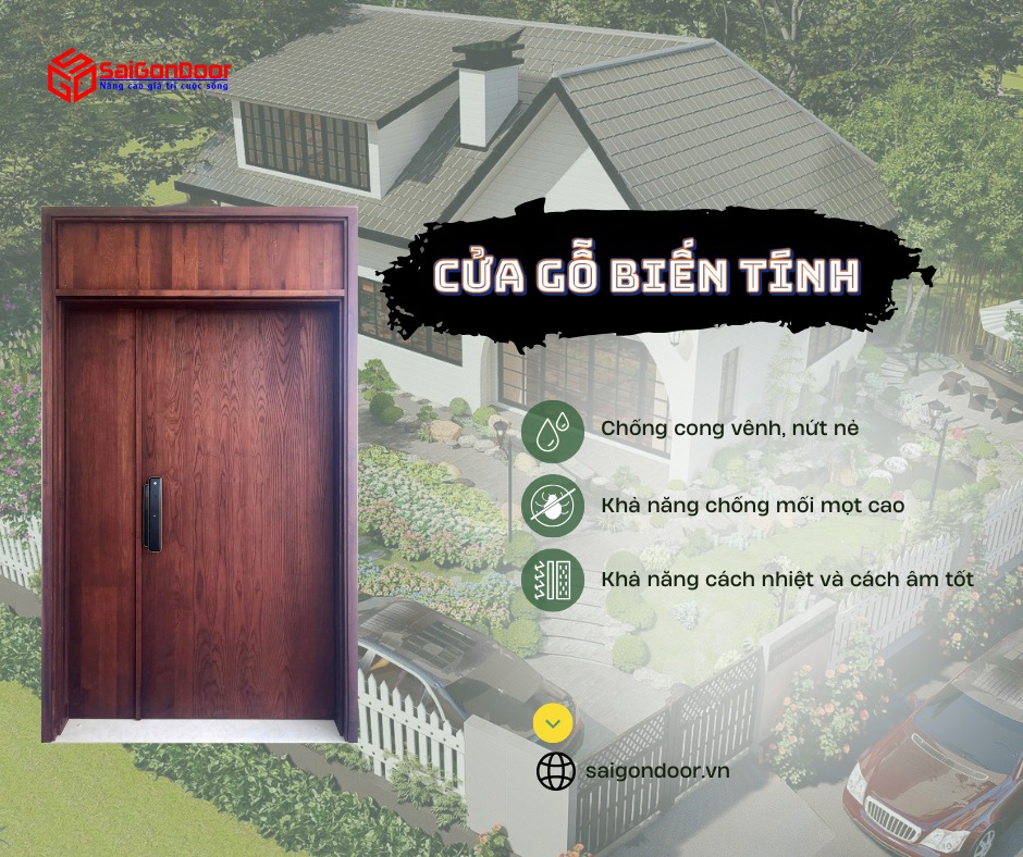 Cửa Gỗ Biến Tính – Giải Pháp Hiện Đại Cho Không Gian Sống Bền Đẹp