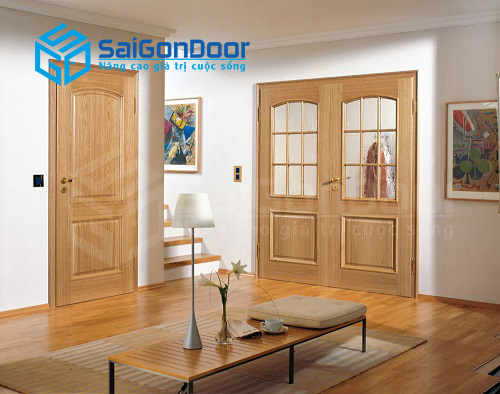 Cửa gỗ phòng ngủ 1 cánh đẹp thích hợp dùng cho phòng ngủ