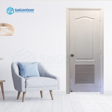 Cửa gỗ công nghiệp được sản xuất từ các vụn gỗ và gỗ thông tự nhiên ngắn ngày cùng cádc vật liệu không gây độc hại cho người sử dụng lại vừa bảo vệ môi trường cây rừng