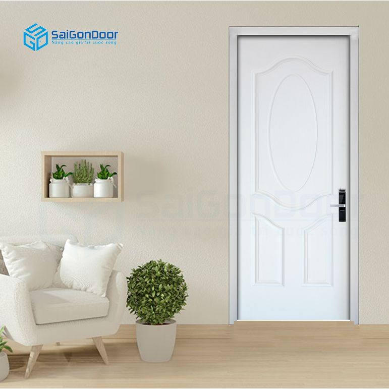Các mẫu cửa gỗ HDF phù hợp là cửa gỗ nhà vệ sinh