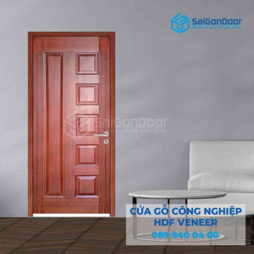 Cửa Gỗ HDF Veneer 6B cam xe 3