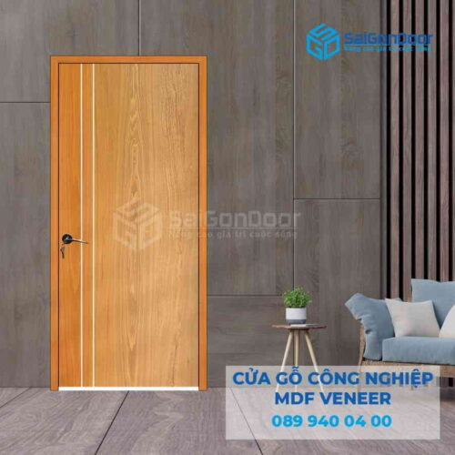 Cửa Gỗ MDF Veneer P1R2 soi 4