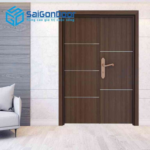 Cửa Gỗ Công Nghiệp MDF Laminate 2P1R52s