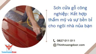 Sơn cửa gỗ công nghiệp: kết hợp giữa thẩm mỹ và bền bỉ cho ngôi nhà của bạn