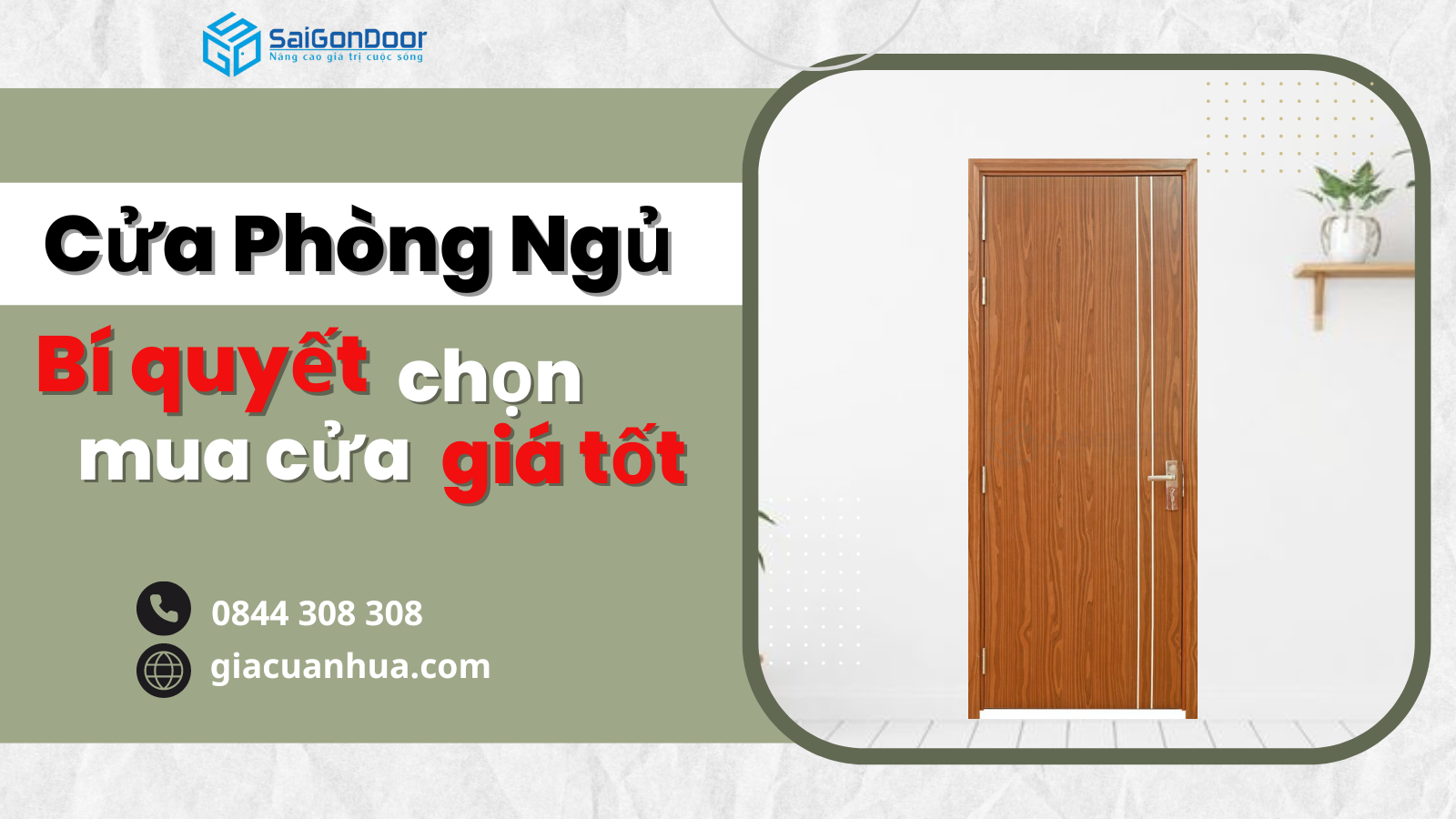 Bỏ Túi Bí Quyết Chọn Mua Cửa Phòng Ngủ Bền Đẹp