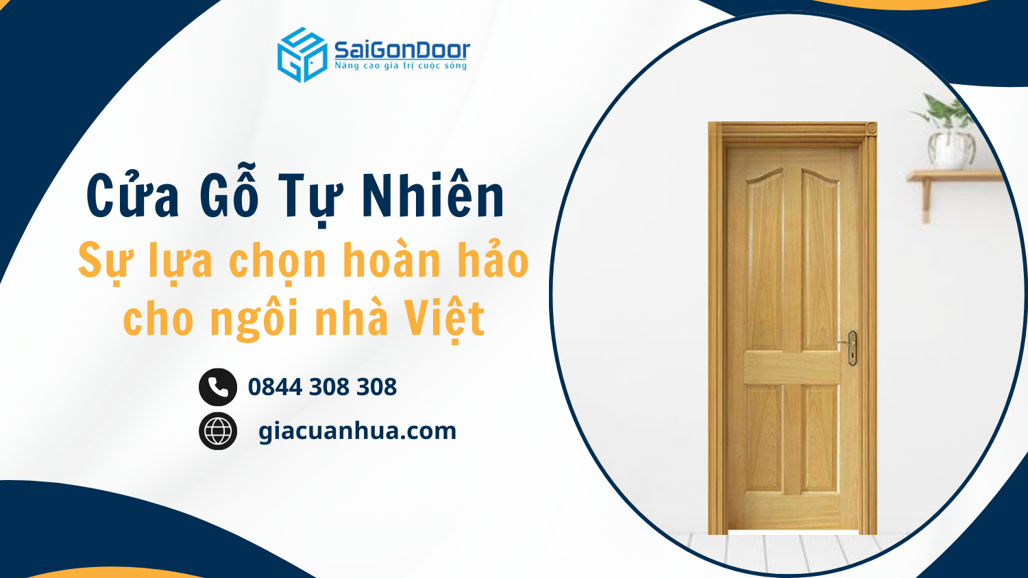 Cửa gỗ tự nhiên – Sự lựa chọn hoàn hảo cho ngôi nhà Việt