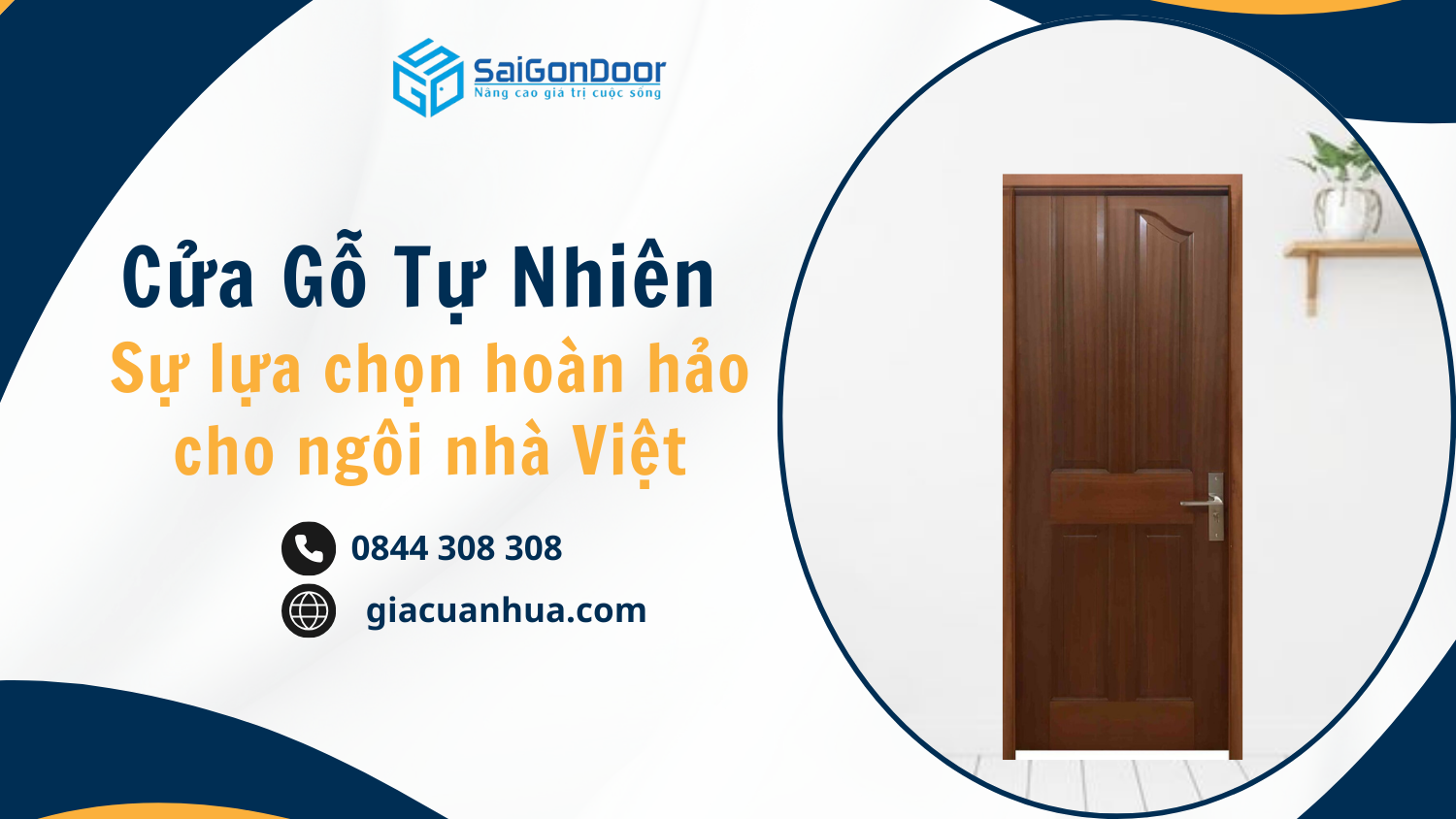 Cửa gỗ tự nhiên – Sự lựa chọn hoàn hảo cho ngôi nhà Việt