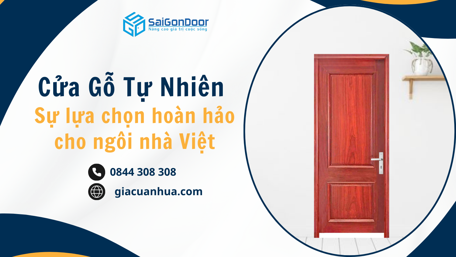 Cửa gỗ tự nhiên – Sự lựa chọn hoàn hảo cho ngôi nhà Việt