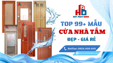 TOP 99+ Mẫu cửa nhà tắm đẹp, được ưa chuộng nhất năm nay
