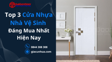 Top 3 Loại Cửa Nhựa Nhà Vệ Sinh Đáng Mua Nhất Hiện Nay