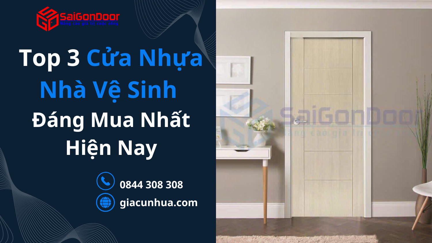 Top 3 Loại Cửa Nhựa Nhà Vệ Sinh Đáng Mua Nhất Hiện Nay