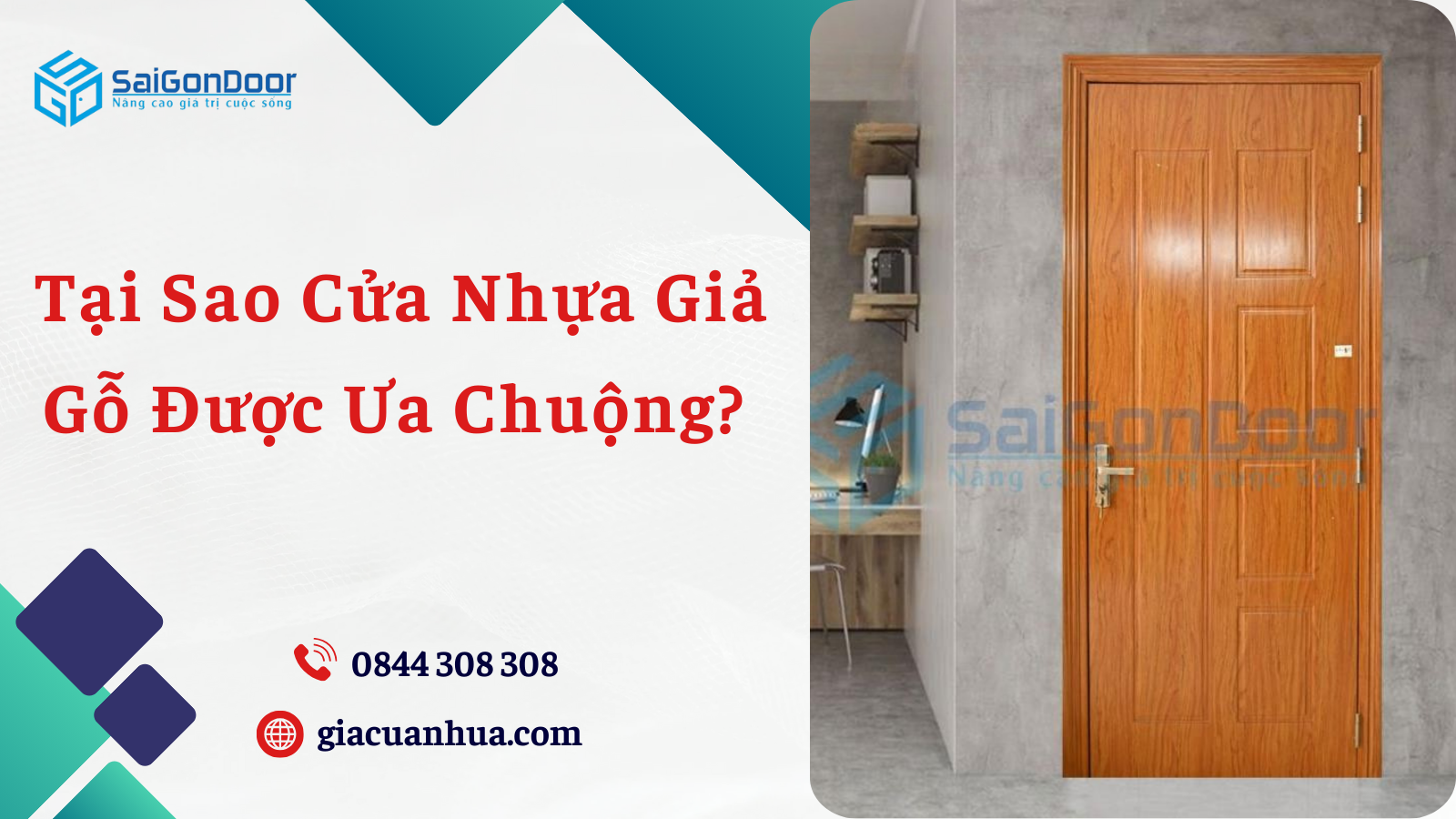 Tại Sao Cửa Nhựa Giả Gỗ Được Ưa Chuộng?