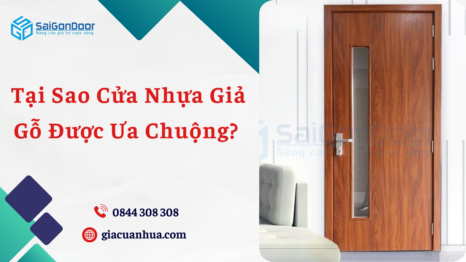 Tại Sao Cửa Nhựa Giả Gỗ Được Ưa Chuộng?