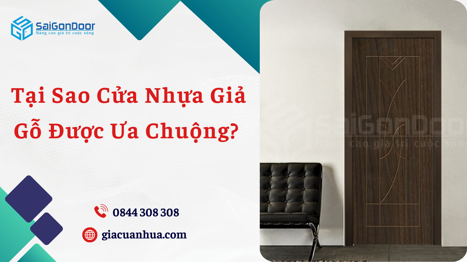 Tại Sao Cửa Nhựa Giả Gỗ Được Ưa Chuộng?