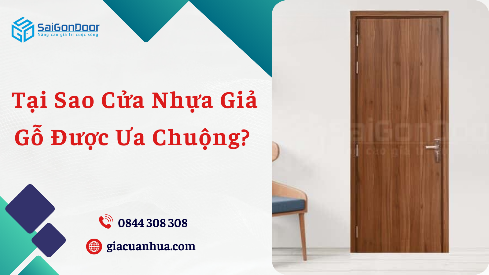 Tại Sao Cửa Nhựa Giả Gỗ Được Ưa Chuộng?