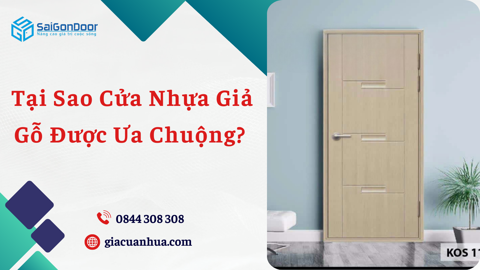 Tại Sao Cửa Nhựa Giả Gỗ Được Ưa Chuộng?