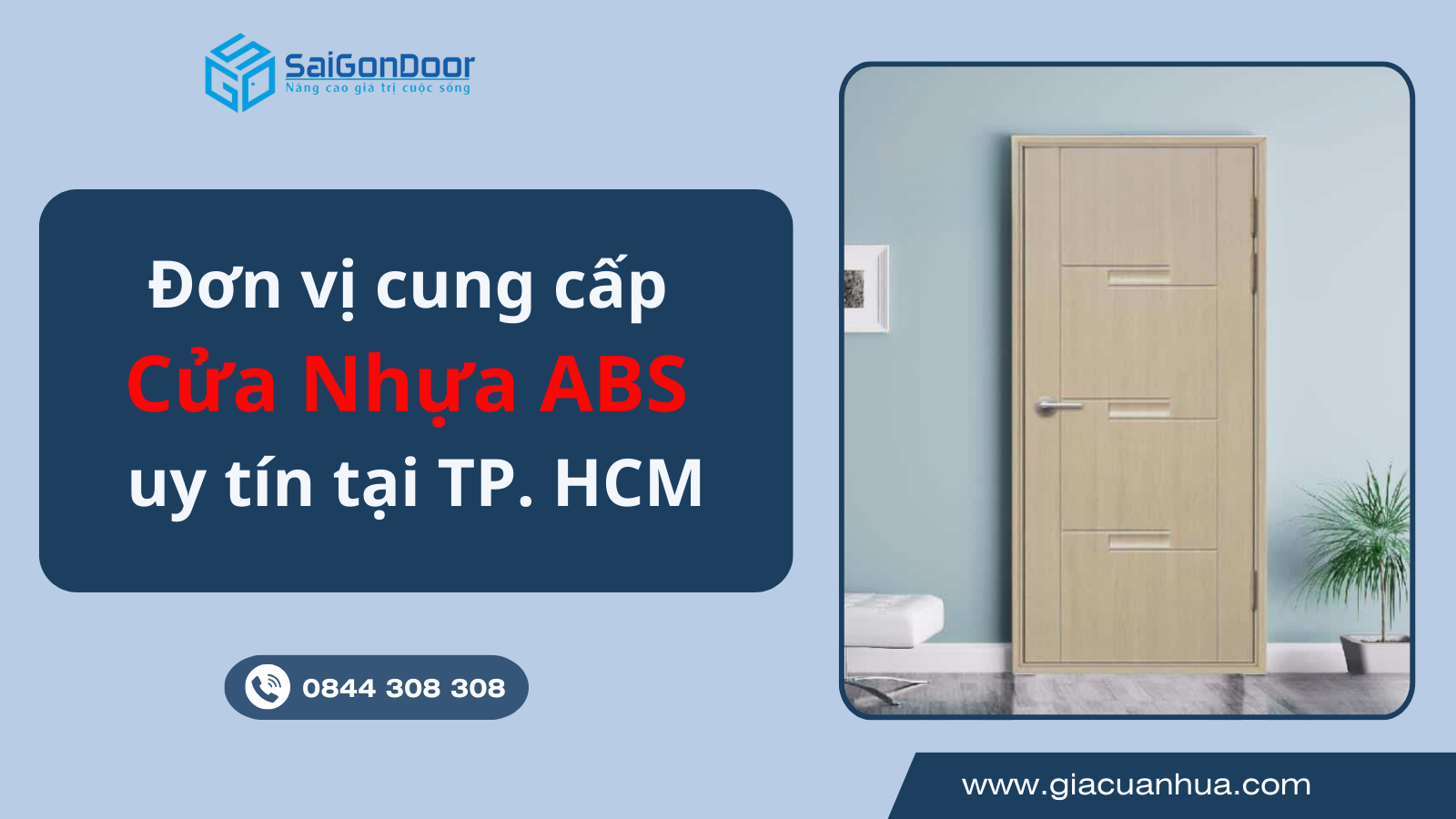 Đơn vị cung cấp cửa nhựa ABS Hàn Quốc uy tín tại TP. HCM
