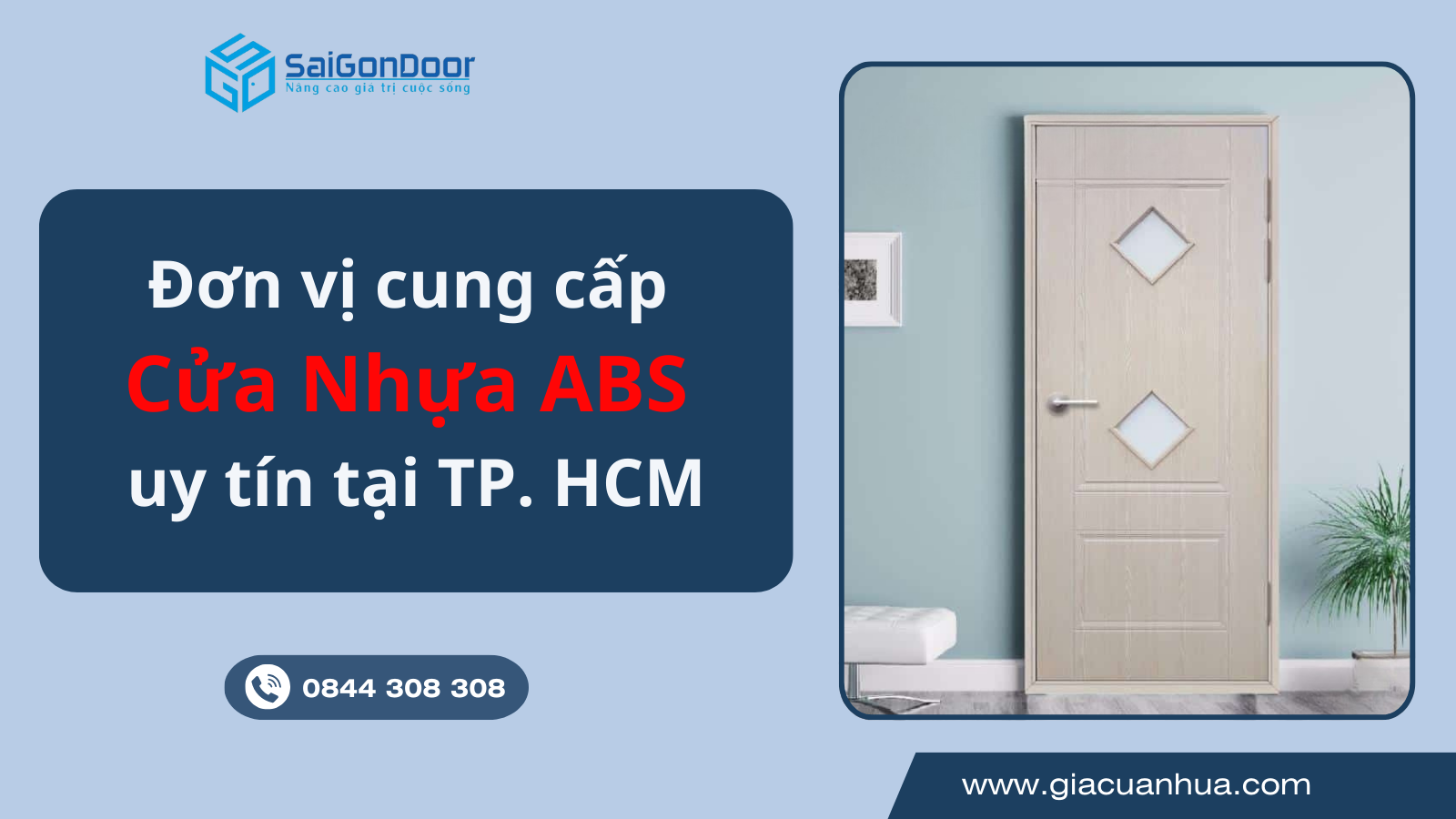 Đơn vị cung cấp cửa nhựa ABS Hàn Quốc uy tín tại TP. HCM