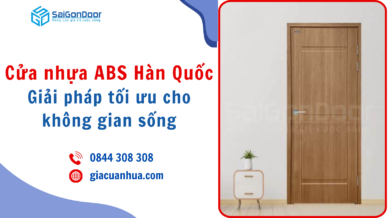 Cửa nhựa ABS Hàn Quốc – Giải pháp tối ưu cho không gian sống