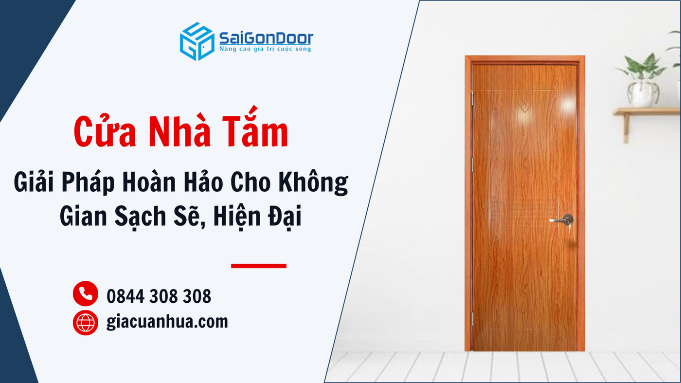 Cửa Nhà Tắm – Giải Pháp Hoàn Hảo Cho Không Gian Sạch Sẽ, Hiện Đại
