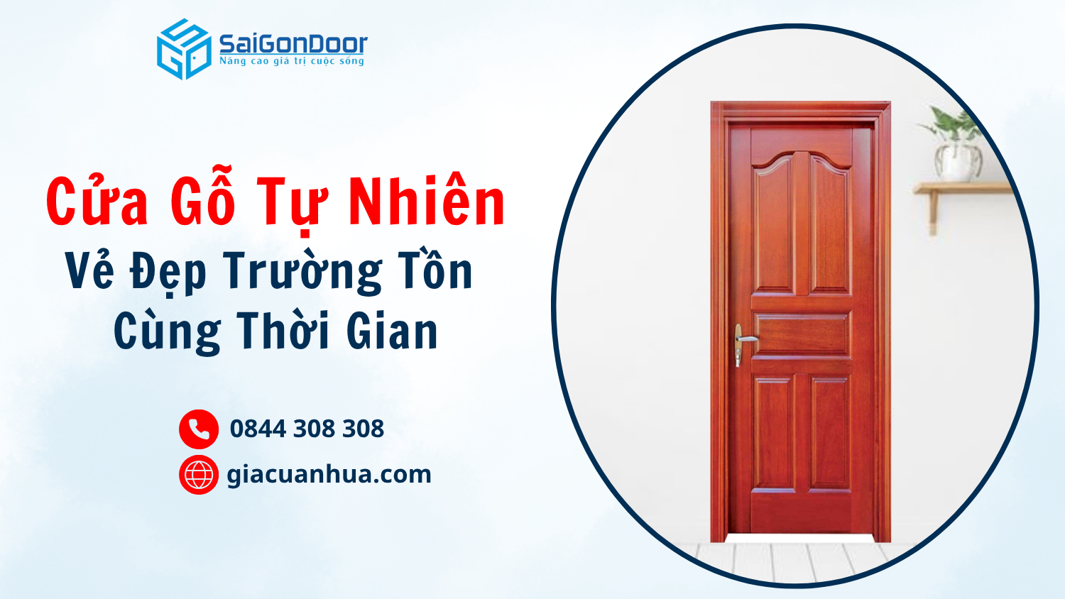Cửa Gỗ Tự Nhiên – Vẻ Đẹp Trường Tồn Cùng Thời Gian