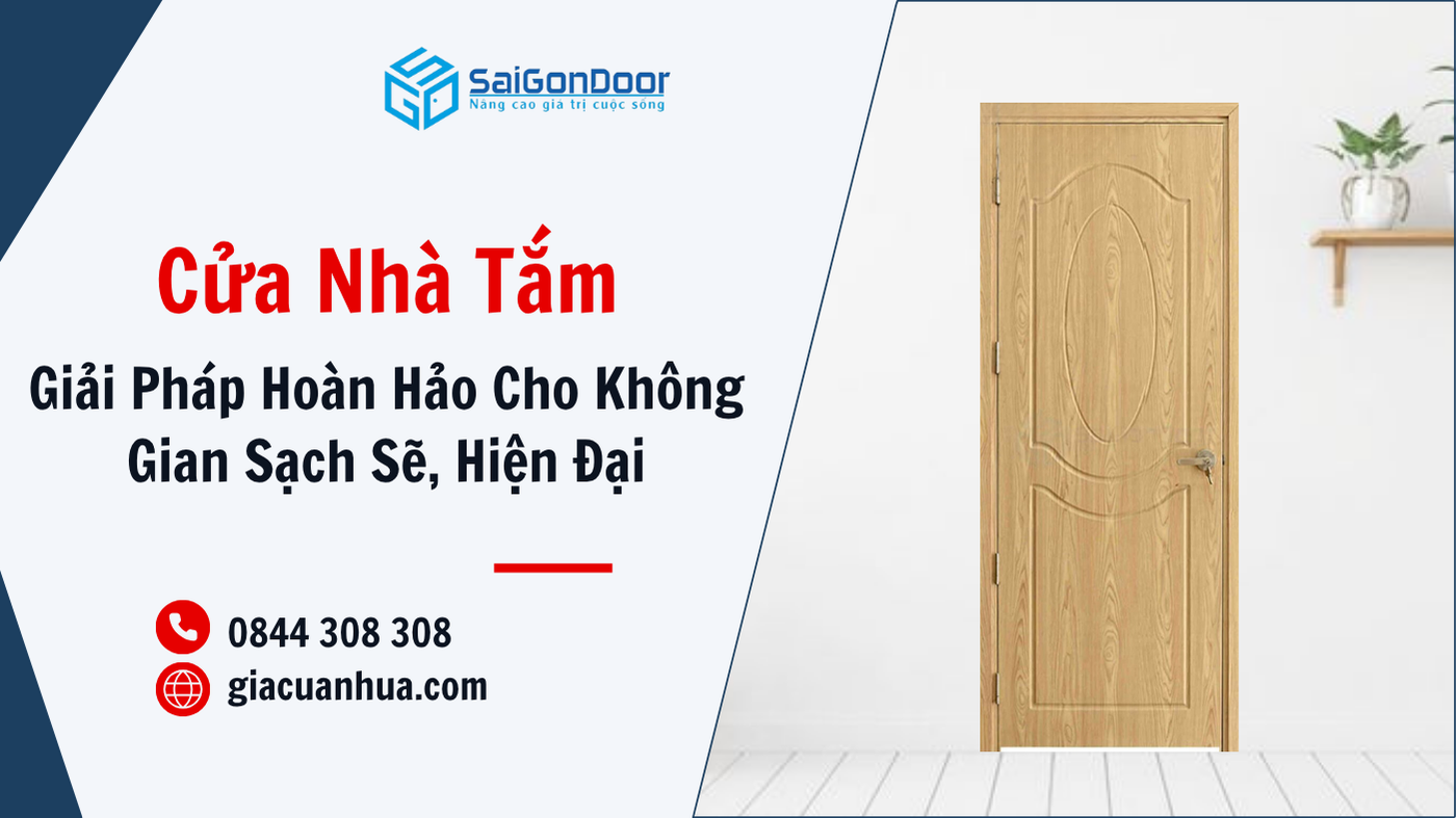 Cửa Nhà Tắm – Giải Pháp Hoàn Hảo Cho Không Gian Sạch Sẽ, Hiện Đại