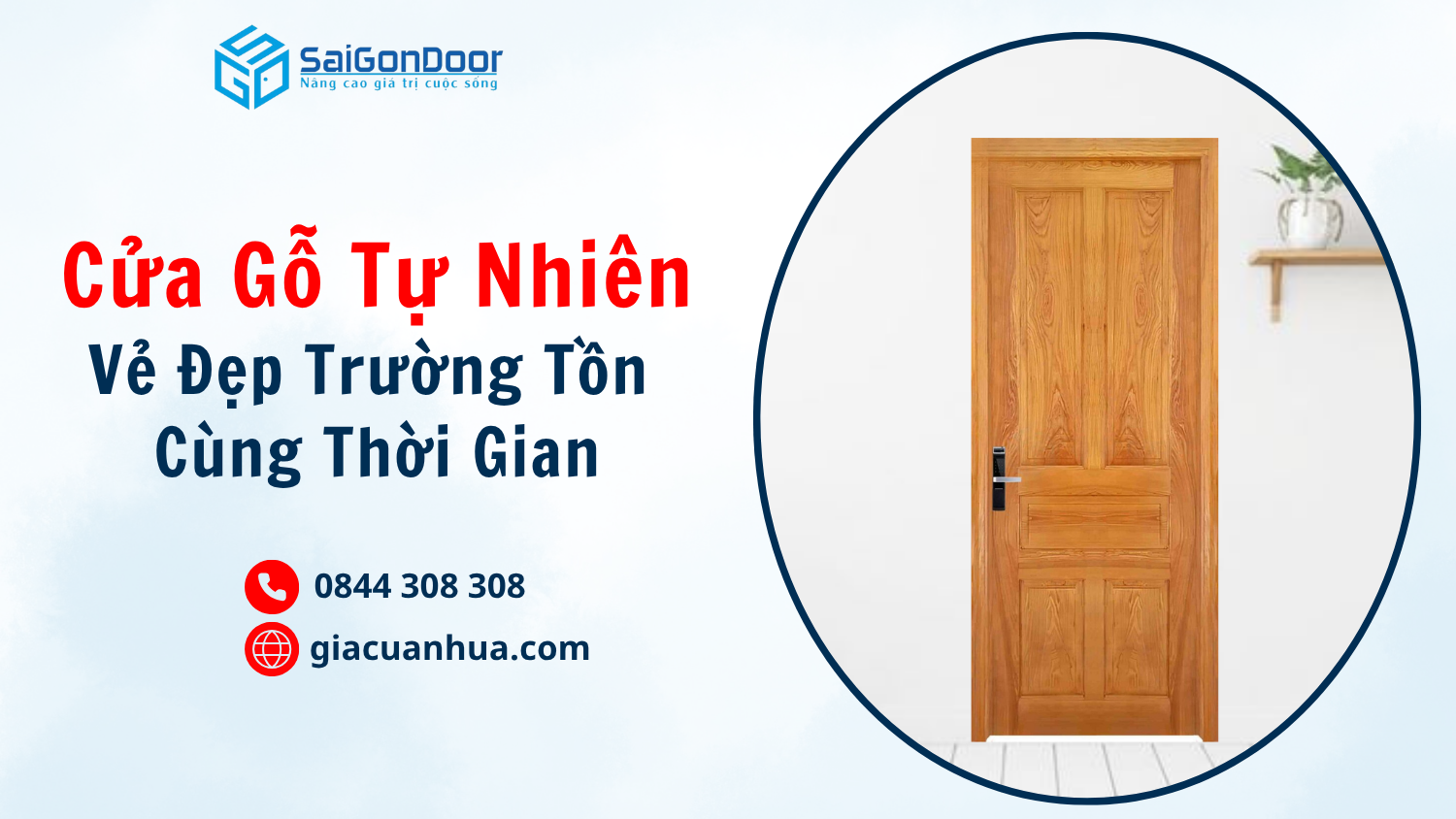 Cửa Gỗ Tự Nhiên – Vẻ Đẹp Trường Tồn Cùng Thời Gian