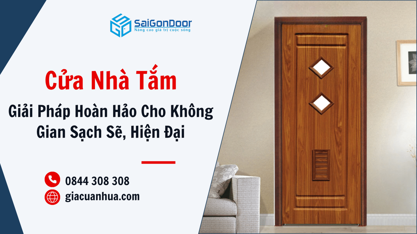 Cửa Nhà Tắm – Giải Pháp Hoàn Hảo Cho Không Gian Sạch Sẽ, Hiện Đại