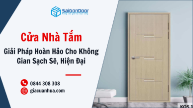 Cửa Nhà Tắm – Giải Pháp Hoàn Hảo Cho Không Gian Sạch Sẽ, Hiện Đại