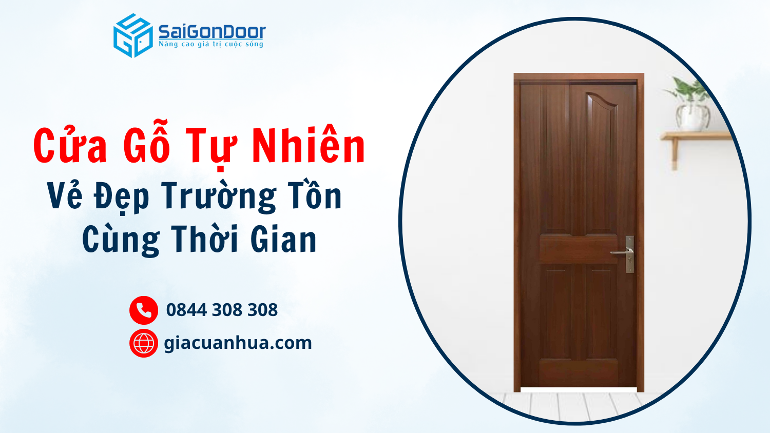 Cửa Gỗ Tự Nhiên – Vẻ Đẹp Trường Tồn Cùng Thời Gian