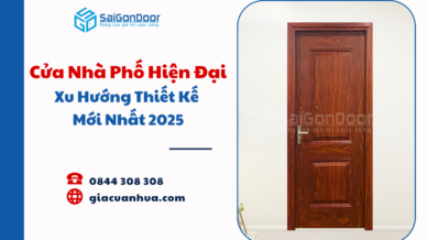 Cửa Nhà Phố Hiện Đại – Xu Hướng Thiết Kế Mới Nhất 2025