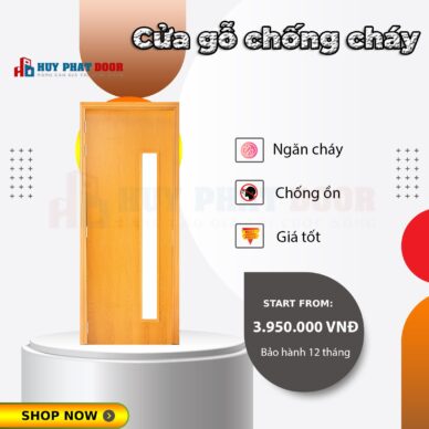 BẢO VỆ NGÔI NHÀ BẠN VỚI CỬA GỖ CHỐNG CHÁY TỪ HUYPHATDOOR