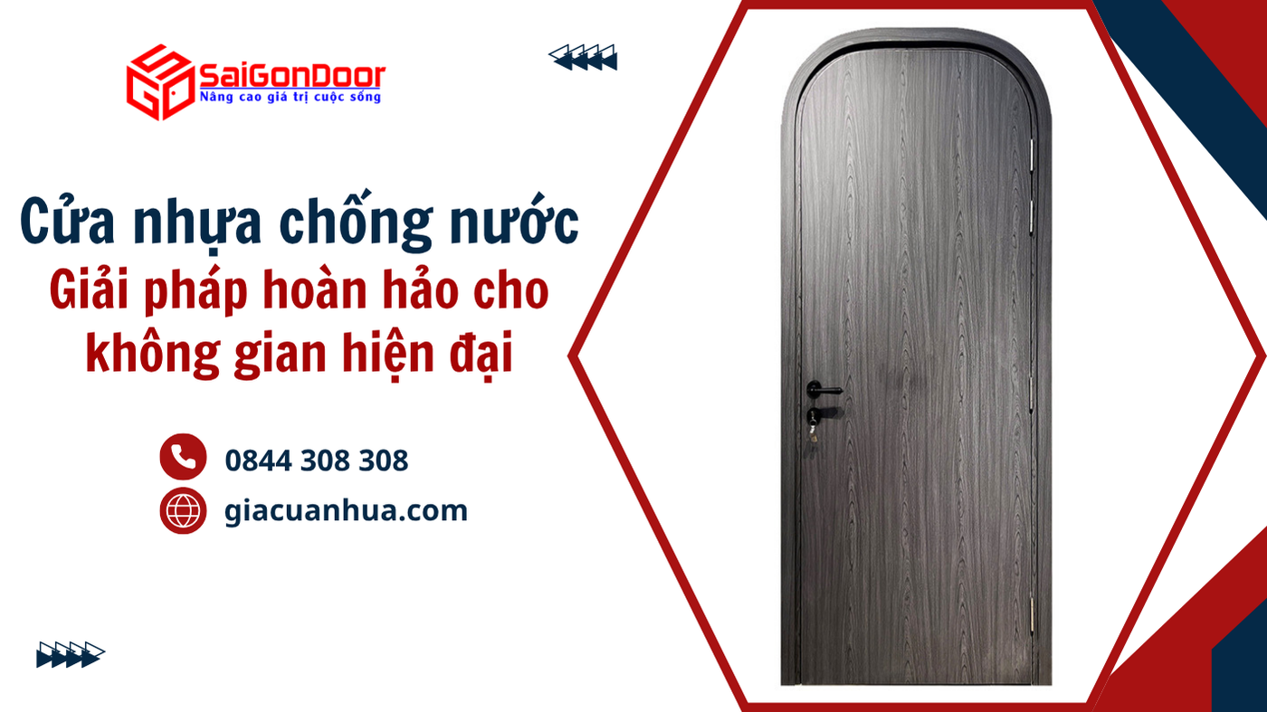 Cửa nhựa chống nước – giải pháp hoàn hảo cho không gian hiện đại