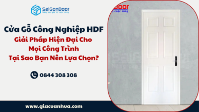 Cửa Gỗ Công Nghiệp HDF: Giải Pháp Hiện Đại Cho Mọi Công Trình – Tại Sao Bạn Nên Lựa Chọn?