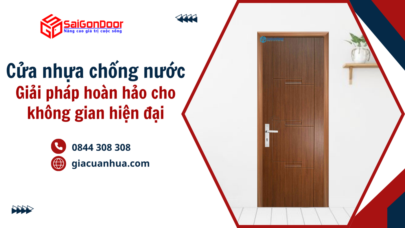 Cửa nhựa chống nước – giải pháp hoàn hảo cho không gian hiện đại