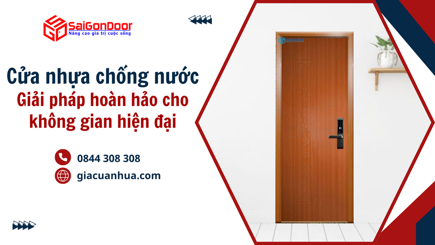 Cửa nhựa chống nước – giải pháp hoàn hảo cho không gian hiện đại